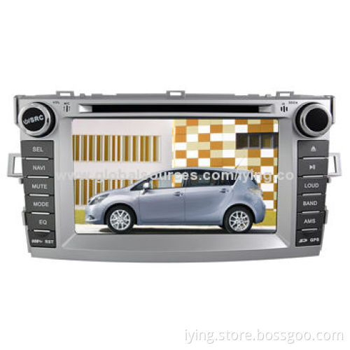 In-dash Car DVD Player for Toyota EZ (2007 to 2012), GPS Navigation System